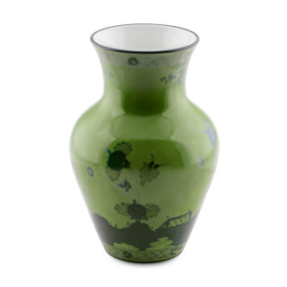 Ginori 1735 Oriente Italiano Malachite Ming Vase | Kneen & Co