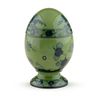 Ginori 1735 Oriente Italiano Malachite Egg | Kneen & Co