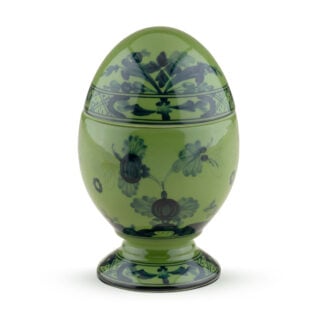 Ginori 1735 Oriente Italiano Malachite Egg | Kneen & Co