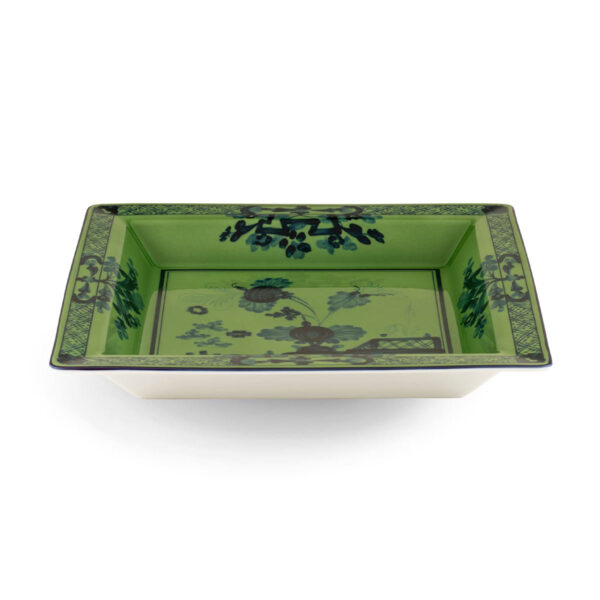 Ginori 1735 Oriente Italiano Malachite Large Squared Vide Poche | Kneen & Co