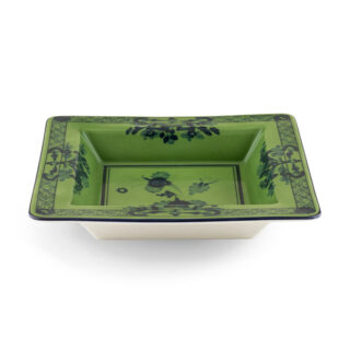Ginori 1735 Oriente Italiano Malachite Squared Vide Poche | Kneen & Co