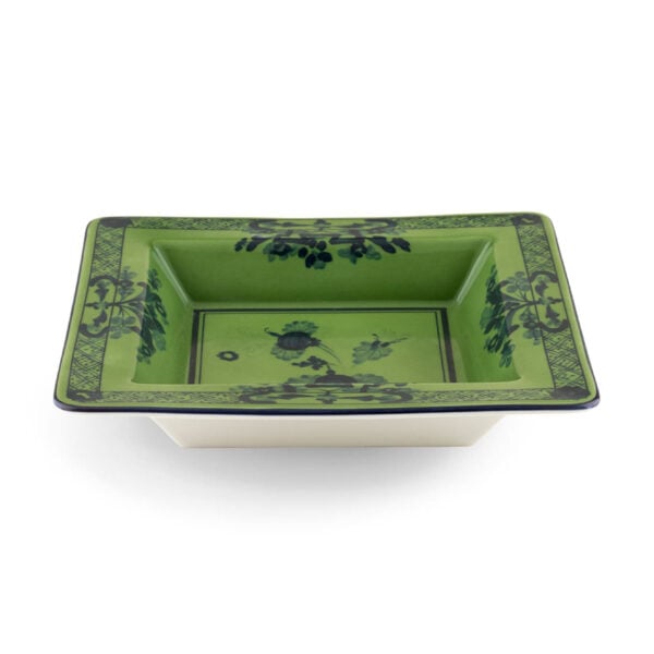 Ginori 1735 Oriente Italiano Malachite Squared Vide Poche | Kneen & Co
