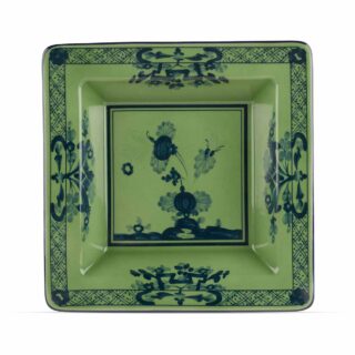Ginori 1735 Oriente Italiano Malachite Squared Vide Poche | Kneen & Co