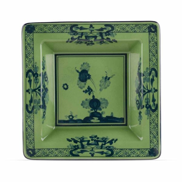 Ginori 1735 Oriente Italiano Malachite Squared Vide Poche | Kneen & Co