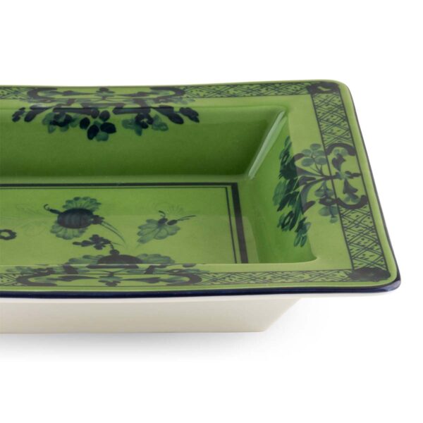 Ginori 1735 Oriente Italiano Malachite Squared Vide Poche | Kneen & Co