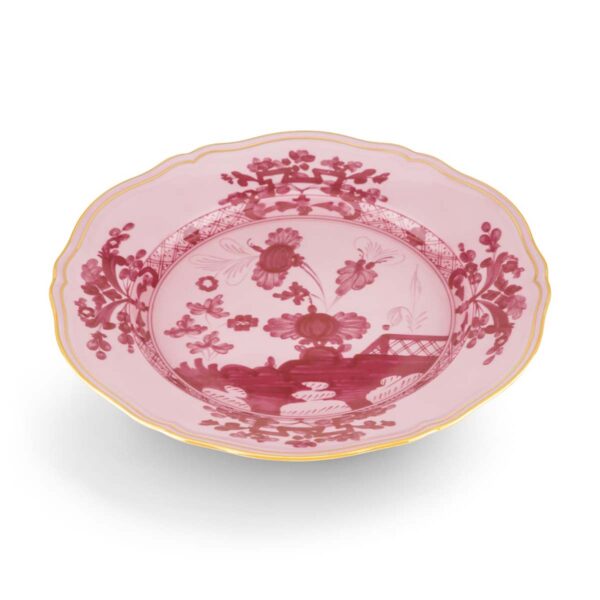 Ginori 1735 Oriente Italiano Porpora Flat Dinner Plate | Kneen & Co