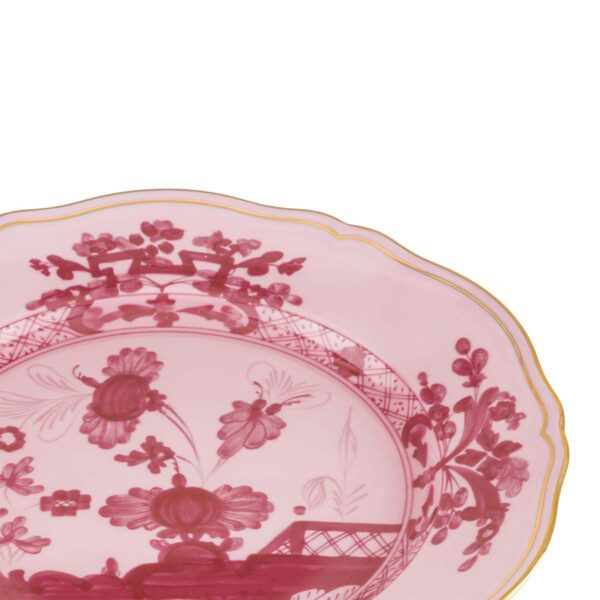 Ginori 1735 Oriente Italiano Porpora Flat Dinner Plate | Kneen & Co