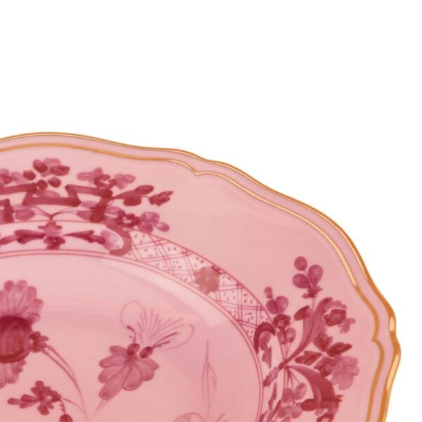 Ginori 1735 Oriente Italiano Porpora Soup Plate | Kneen & Co