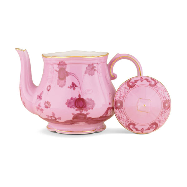 Ginori 1735 Oriente Italiano Porpora Teapot | Kneen & Co