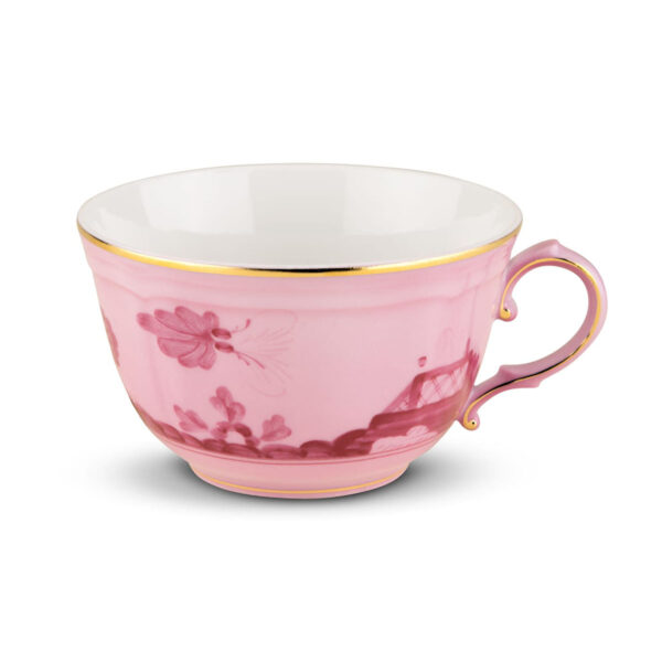 Ginori 1735 Oriente Italiano Porpora Tea Cup and Saucer | Kneen & Co