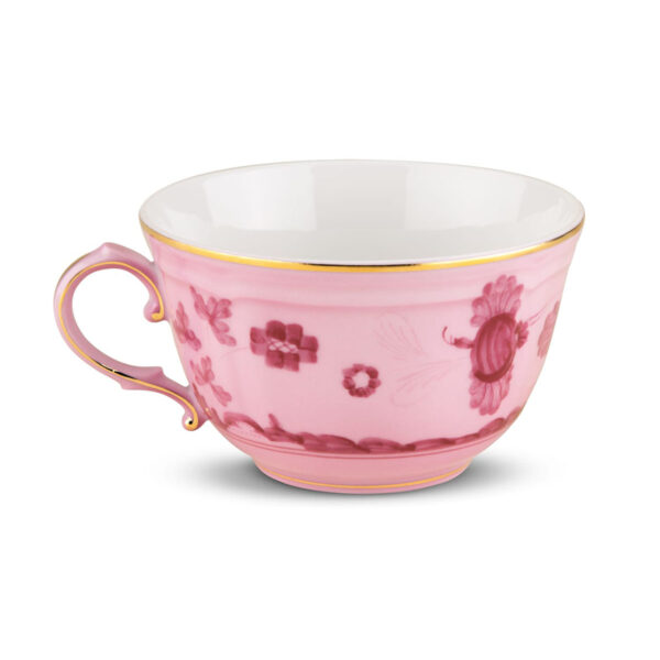 Ginori 1735 Oriente Italiano Porpora Tea Cup and Saucer | Kneen & Co