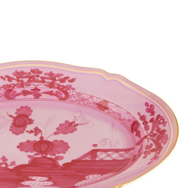 Ginori 1735 Oriente Italiano Porpora Oval Platter | Kneen & Co