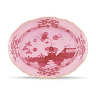 Ginori 1735 Oriente Italiano Porpora Large Oval Platter | Kneen & Co