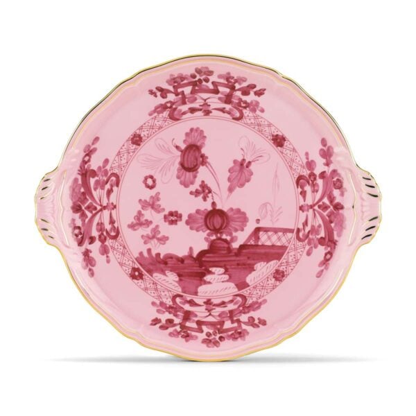 GINORI-OrienteItal-PORPORA-003RG00_FCT910010305G00124200-1200x1200-100KB Ginori 1735 Oriente Italiano Porpora Cake Plate | Kneen & Co