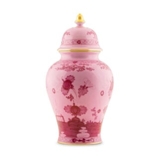 Ginori 1735 Oriente Italiano Porpora Large Potiche Vase | Kneen & Co