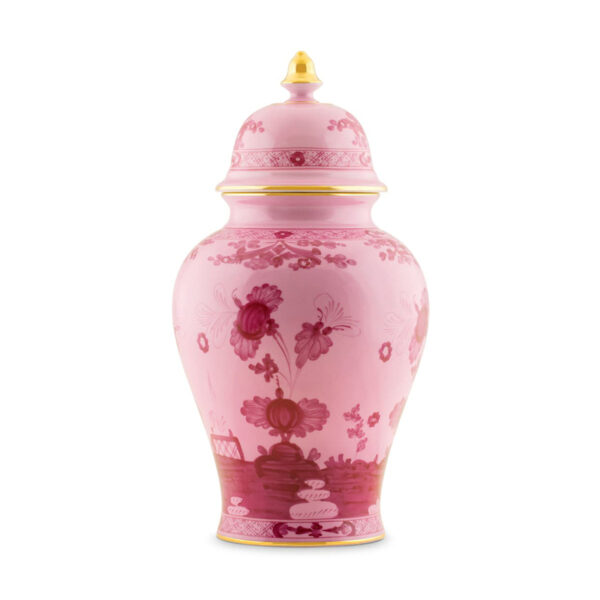 Ginori 1735 Oriente Italiano Porpora Large Potiche Vase | Kneen & Co