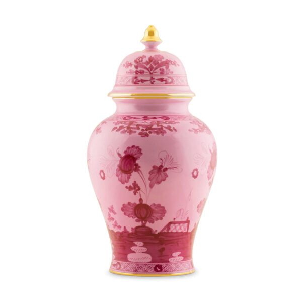 Ginori 1735 Oriente Italiano Porpora Large Potiche Vase | Kneen & Co