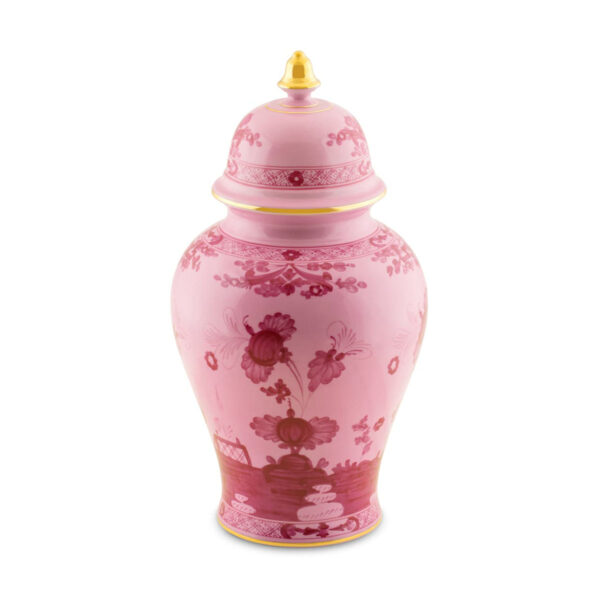 Ginori 1735 Oriente Italiano Porpora Large Potiche Vase | Kneen & Co
