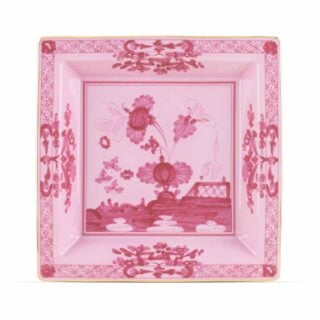 Ginori 1735 Oriente Italiano Porpora Large Squared Vide Poche | Kneen & Co
