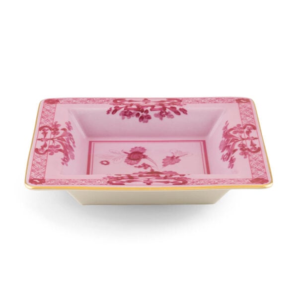 Ginori 1735 Oriente Italiano Porpora Squared Vide Poche | Kneen & Co