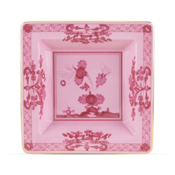Ginori 1735 Oriente Italiano Porpora Squared Vide Poche | Kneen & Co