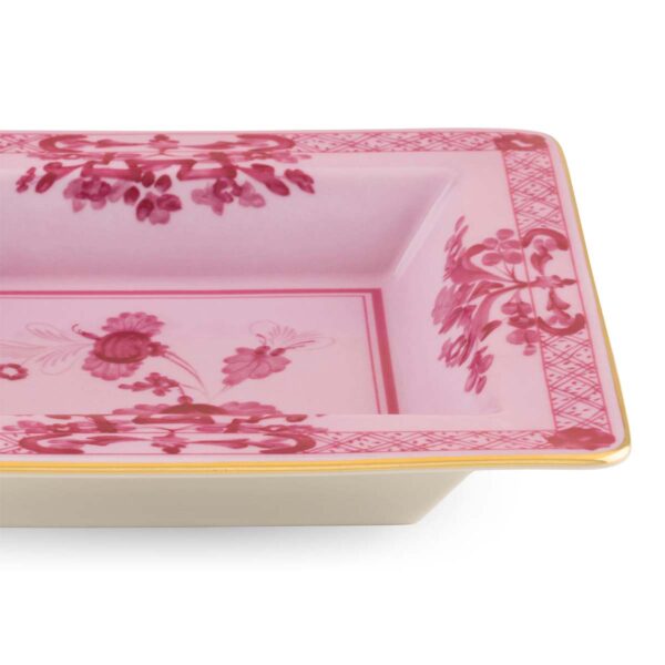 Ginori 1735 Oriente Italiano Porpora Squared Vide Poche | Kneen & Co