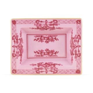 Ginori 1735 Oriente Italiano Porpora Rectangular Vide Poche | Kneen & Co