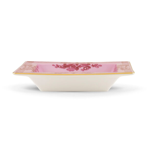 Ginori 1735 Oriente Italiano Porpora Rectangular Vide Poche | Kneen & Co