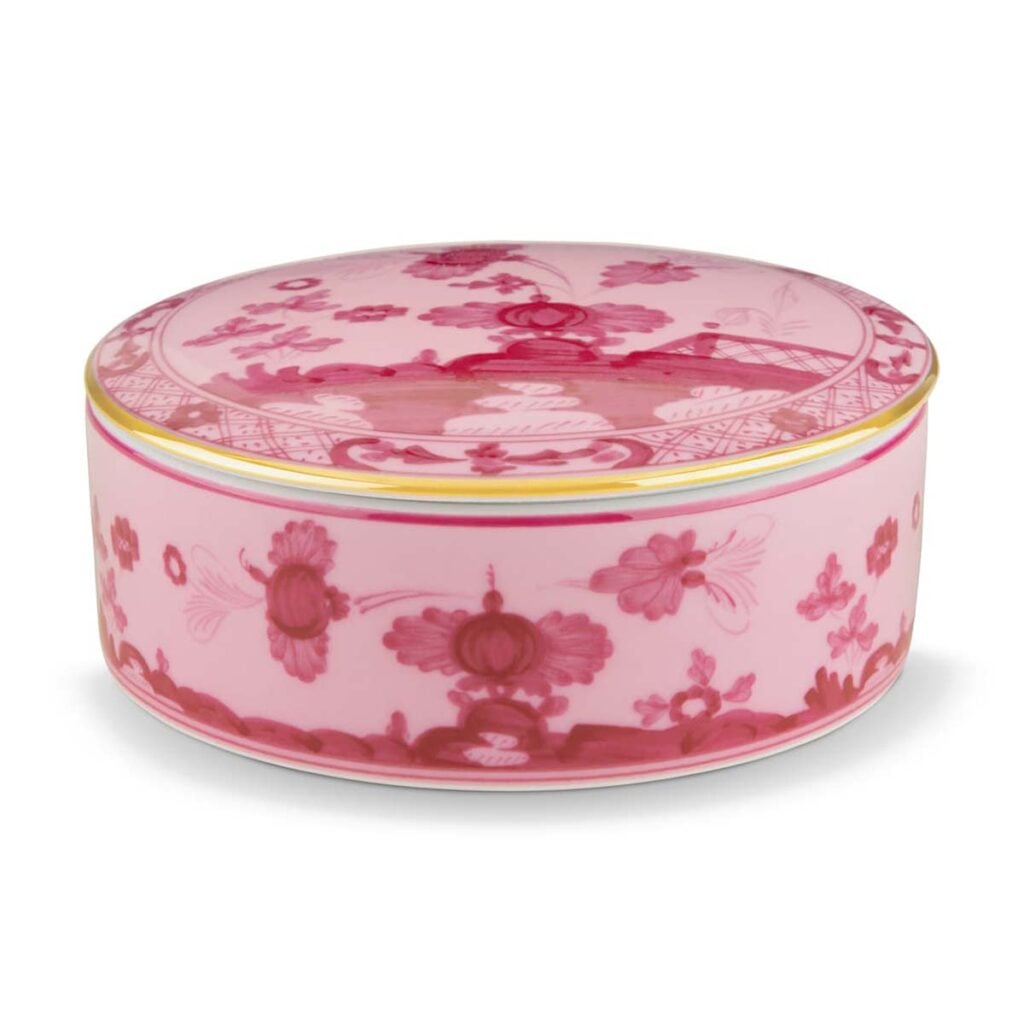 Ginori 1735 Oriente Italiano Porpora Trinket Box - Kneen & Co