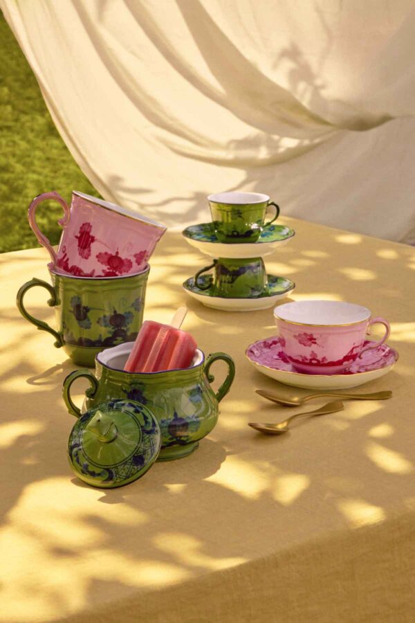 GINORI-OrienteItaliano-20250619-ESTATE0181-1200w-100KB Ginori 1735 Oriente Italiano assorted dinnerware set on table | Kneen & Co