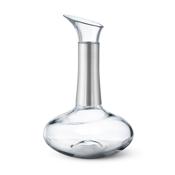 Georg Jensen Koppel Crystal Carafe with Sterling Silver Wire | Kneen & Co