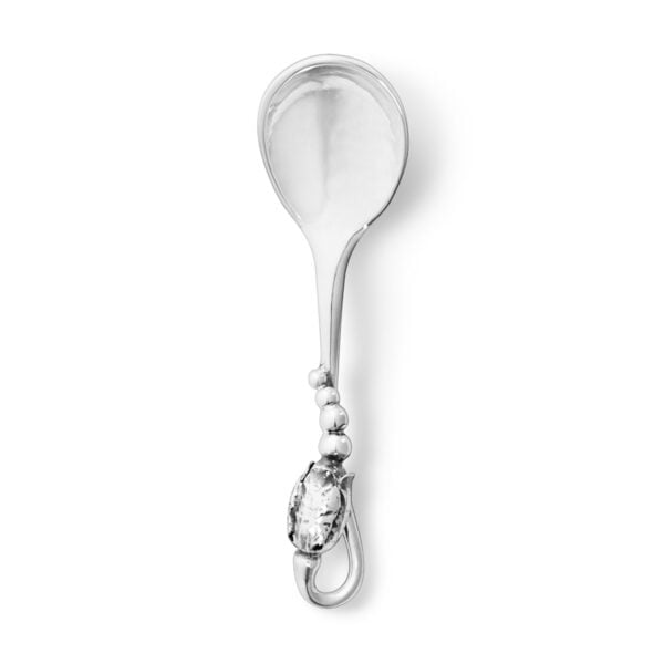 GJENSEN-3084103-BLOSSOM-SALT-SPOON-1200x1200-100KB Georg Jensen Sterling Silver Blossom Salt Spoon | Kneen & Co
