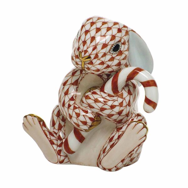 HEREND-HOLIDAY-16075-0-00-1200x1200-100KB Herend Holiday Candy Cane Bunny in Rust | Kneen & Co
