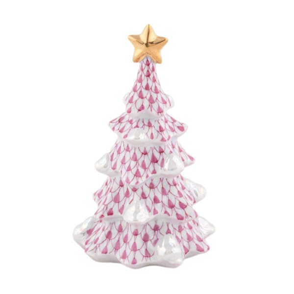 HEREND-HOLIDAY-16171-0-00-1200x1200-100KB Herend Holiday Simple Christmas Tree in Raspberry | Kneen & Co