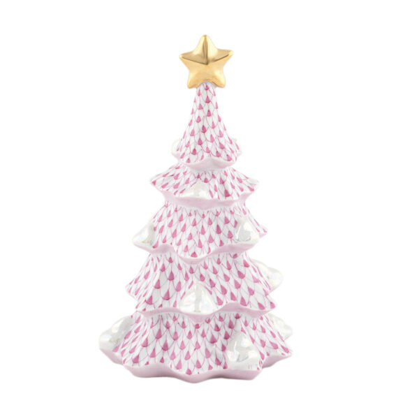HEREND-HOLIDAY-16292-0-00-1200x1200-100KB Herend Holiday Medium Christmas Tree in Raspberry | Kneen & Co