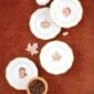 Herend Fall Dessert Dinnerware set on table | Kneen & Co