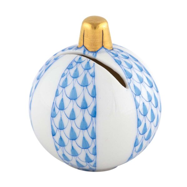 Herend Holiday Ornament Place Card Holder in Blue | Kneen & Co