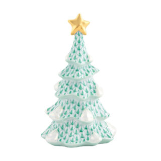 Herend Holiday Simple Christmas Tree in Green | Kneen & Co