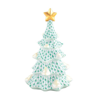 Herend Holiday Medium Christmas Tree in Green | Kneen & Co