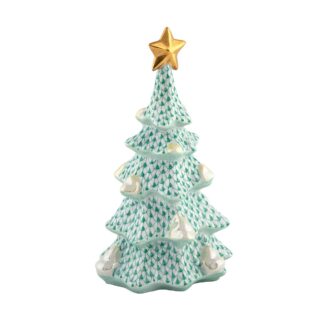 Herend Holiday Large Christmas Tree in Green