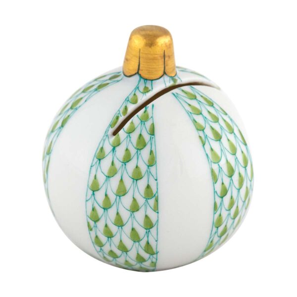 Herend Holiday Ornament Place Card Holder in Keylime | Kneen & Co