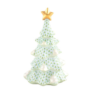 Herend Holiday Medium Christmas Tree in Keylime | Kneen & Co