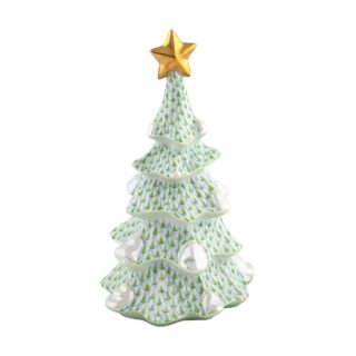 Herend Holiday Large Christmas Tree in Keylime | Kneen & Co