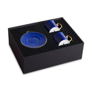 L'Objet Lapis Coffee Cup and Saucer - Set of 2 | Kneen & Co