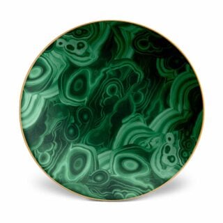 L'Objet Malachite Charger / Cake Plate | Kneen & Co