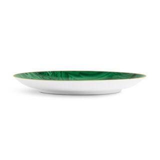 L'Objet Malachite Dessert Plate – Set of 4 | Kneen & Co