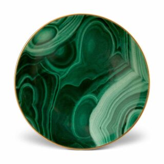 L'Objet Malachite Small Dish | Kneen & Co