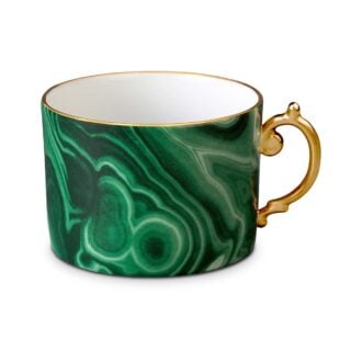 L'Objet Malachite Tea Cup | Kneen & Co