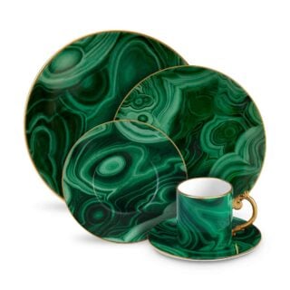 L’Objet Malachite Dinnerware | Kneen & Co