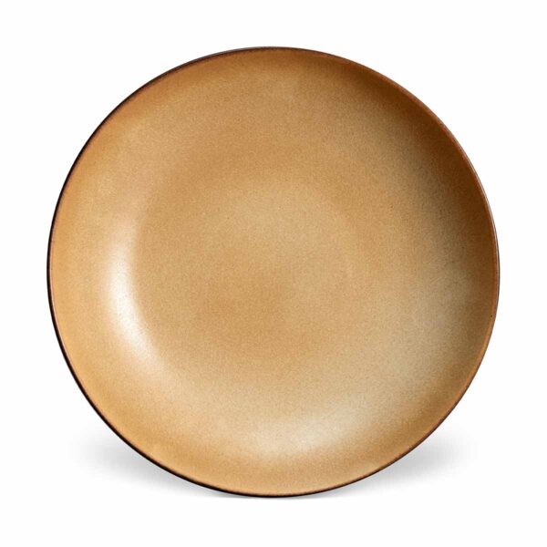 L'Objet Terra Leather Soup Plate | Kneen & Co
